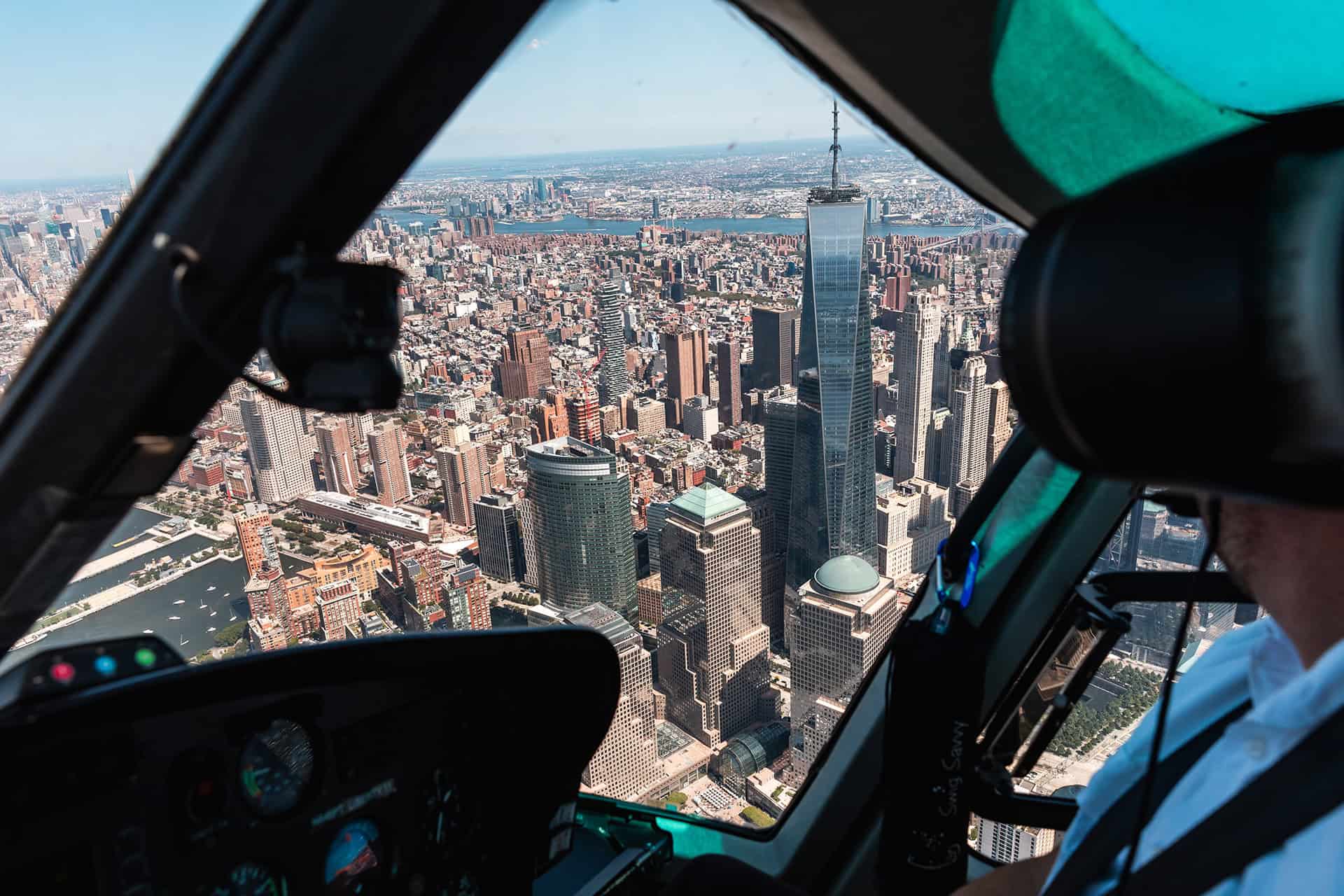 Skyline de Manhattan vue du ciel